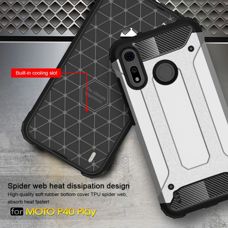Magic Armor TPU + PC Combination Case for Motorola Moto P40 Play