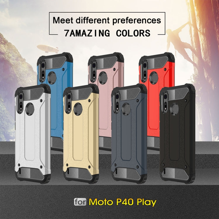 Magic Armor TPU + PC Combination Case for Motorola Moto P40 Play