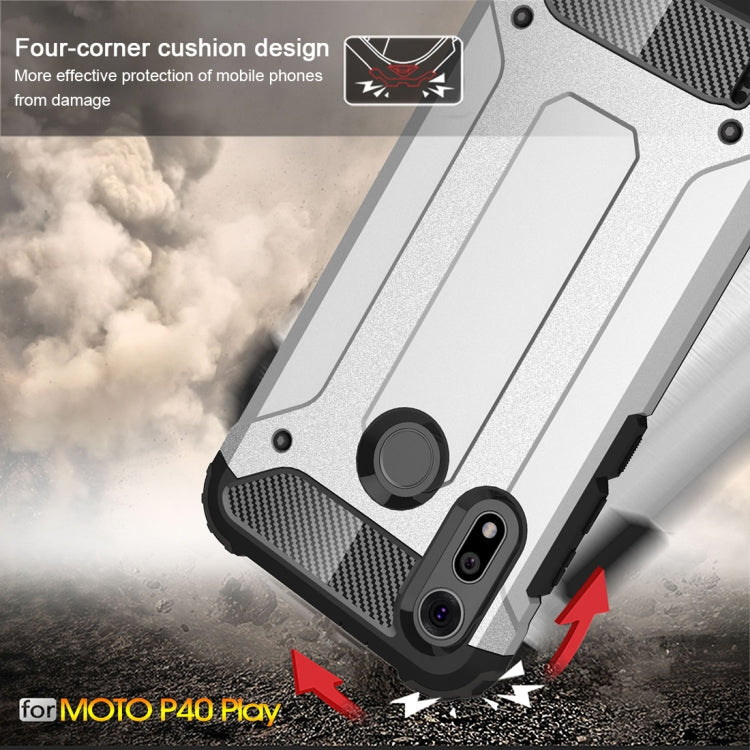 Magic Armor TPU + PC Combination Case for Motorola Moto P40 Play