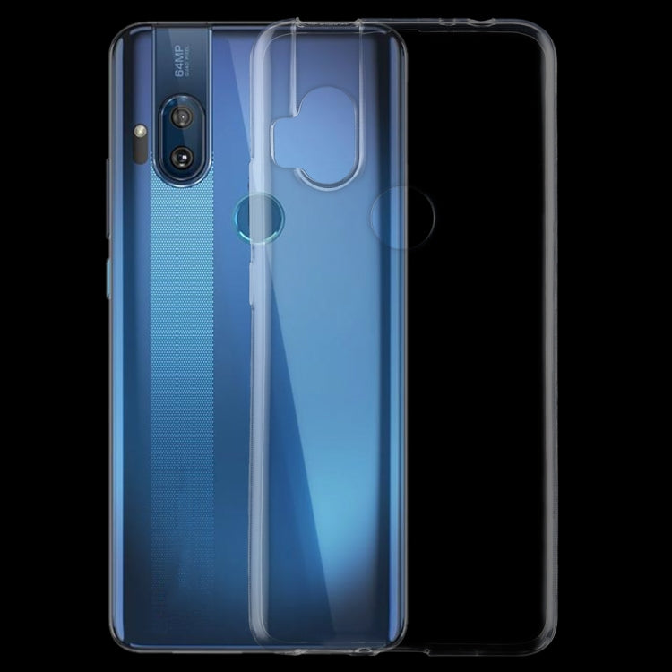 For Motorola One Hyper 0.5mm Ultrathin Transparent TPU Soft Protective Case (Transparent)