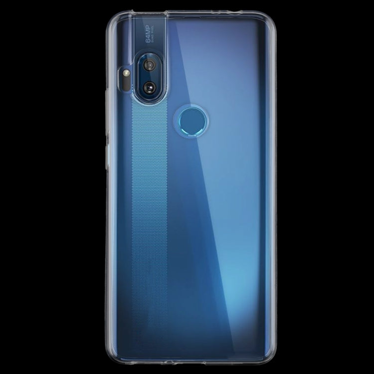 For Motorola One Hyper 0.5mm Ultrathin Transparent TPU Soft Protective Case (Transparent)