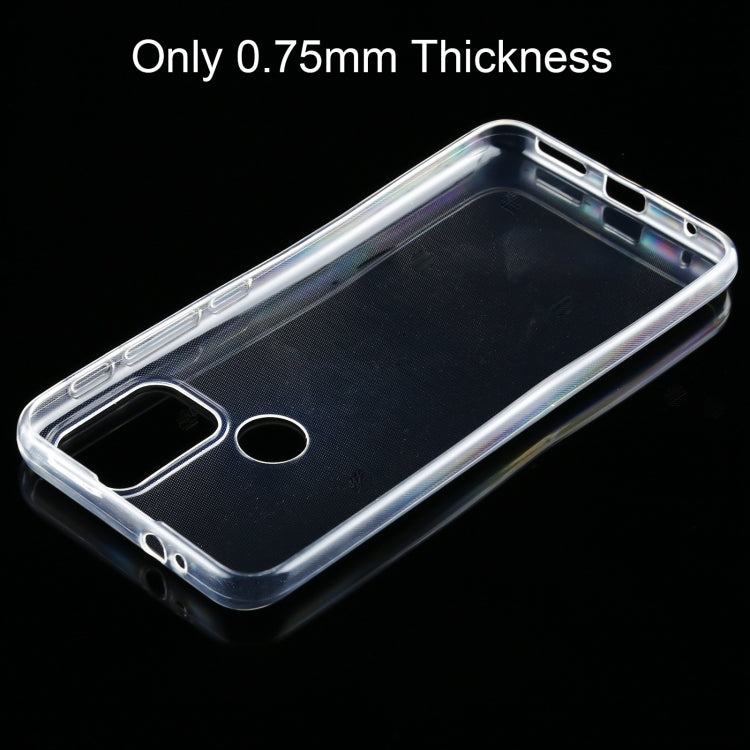 For Motorola Moto G30 0.75mm Ultra-thin Transparent TPU Soft Protective Case (Transparent)