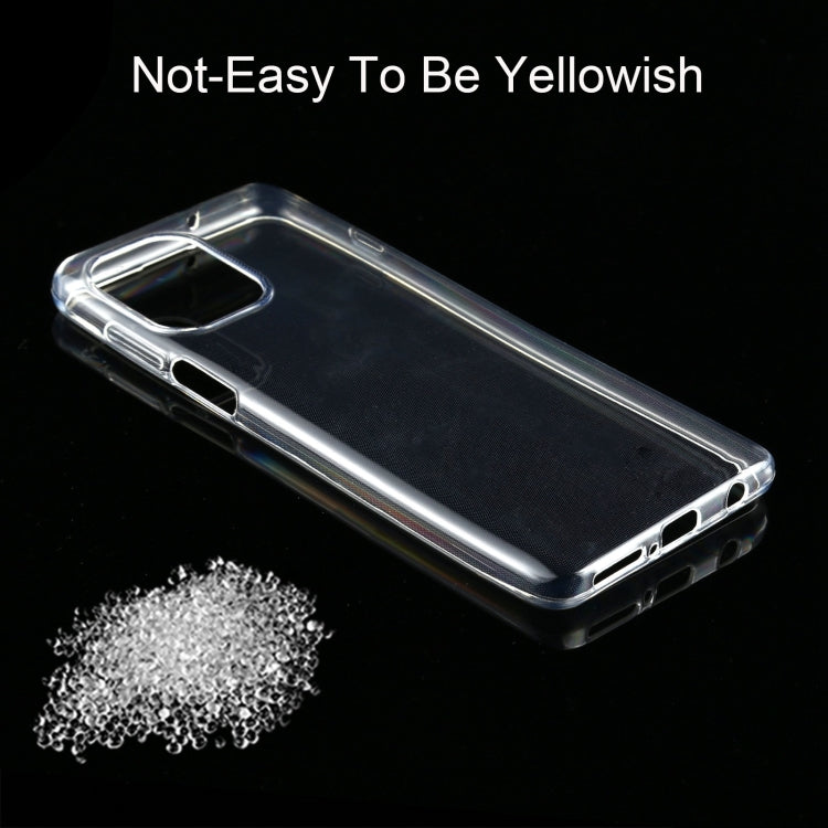 For Motorola Edge S 0.75mm Ultra-thin Transparent TPU Soft Protective Case (Transparent)