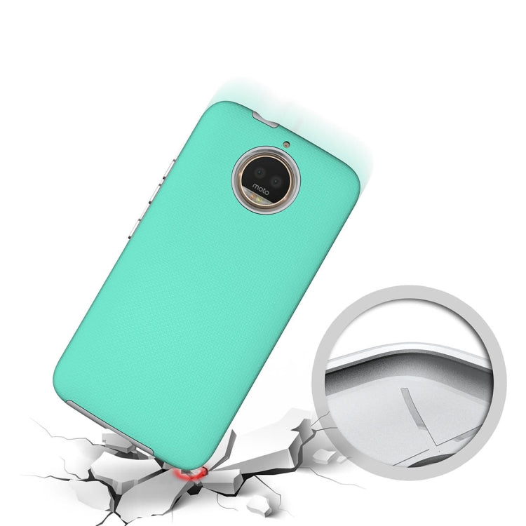 For Motorola Moto G6 Plus Anti-slip Armor Texture TPU + PC Protective Case Back Cover Shell