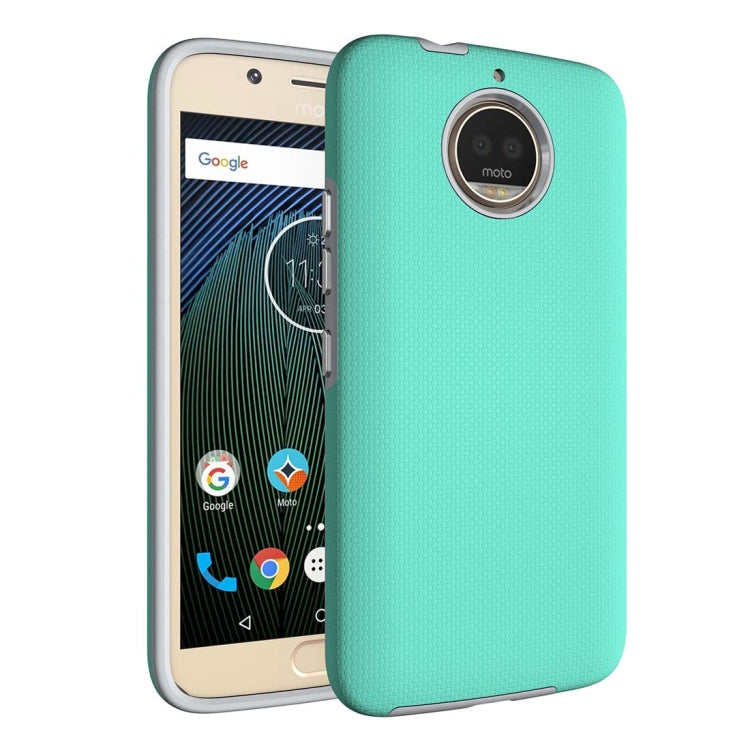 For Motorola Moto G6 Plus Anti-slip Armor Texture TPU + PC Protective Case Back Cover Shell