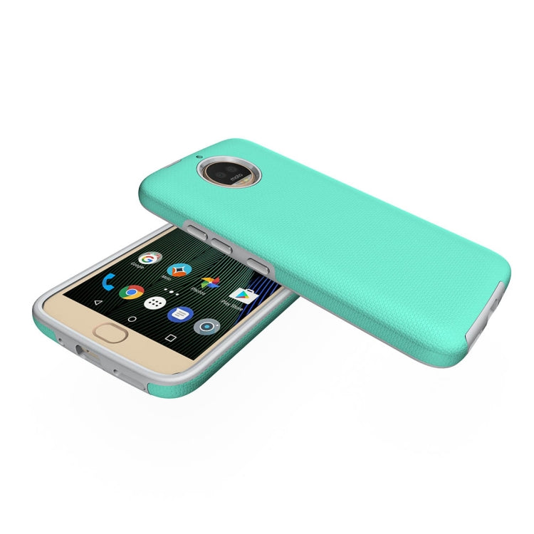 For Motorola Moto G6 Plus Anti-slip Armor Texture TPU + PC Protective Case Back Cover Shell
