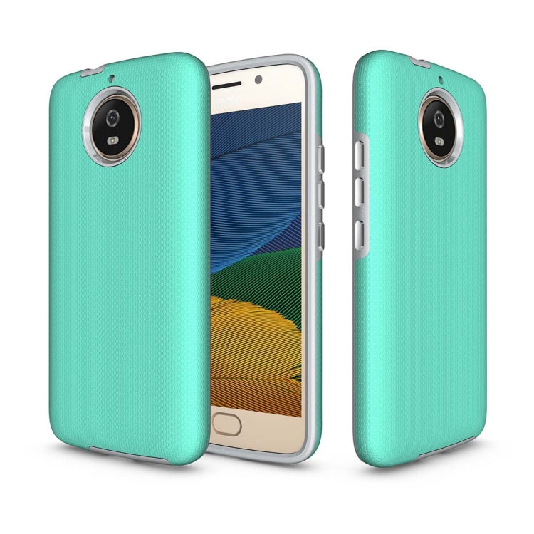 For Motorola Moto G6 Anti-slip Armor Texture TPU + PC Protective Case Back Cover Shell