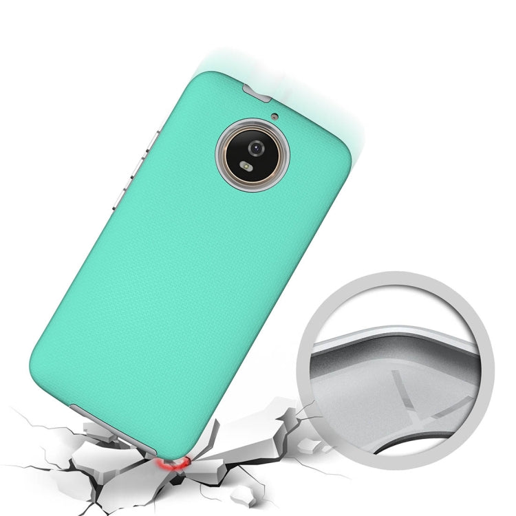 For Motorola Moto G6 Anti-slip Armor Texture TPU + PC Protective Case Back Cover Shell