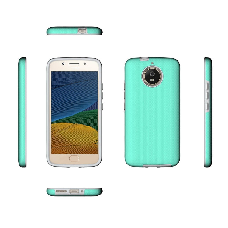 For Motorola Moto G6 Anti-slip Armor Texture TPU + PC Protective Case Back Cover Shell