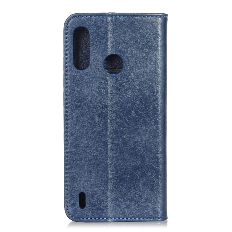 Magnetic Retro Crazy Horse Texture Horizontal Flip Leather Case for Motorola Moto P40 Play, with Holder & Card Slots & Wallet