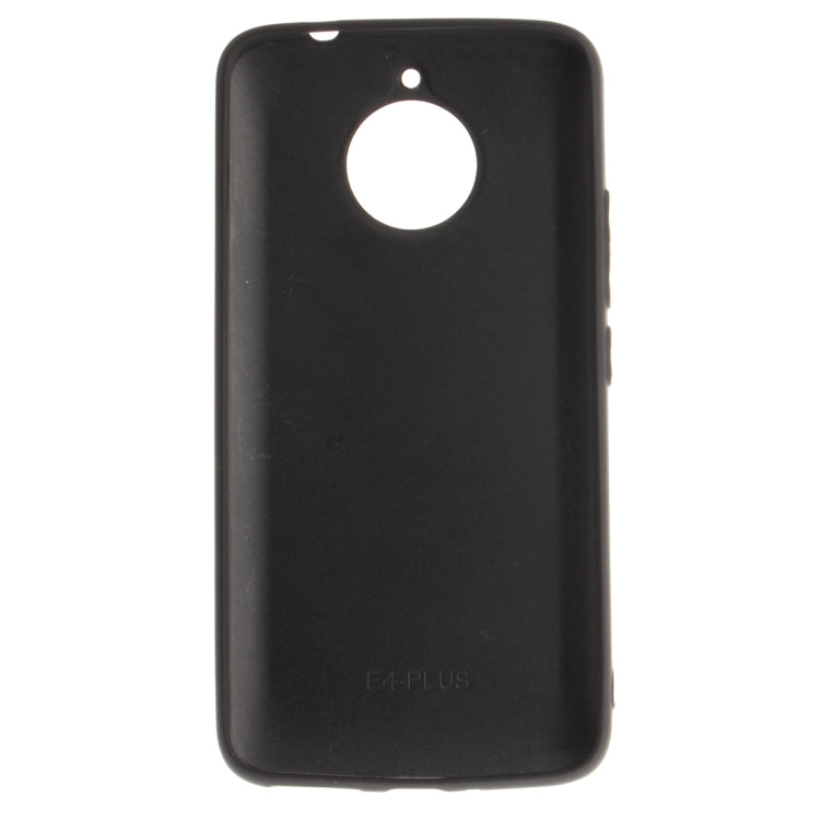 For Motorola Moto E4 Plus (EU Version) Litchi Texture TPU + Leather Pasted Protective Back Case with Holder & Card Slot