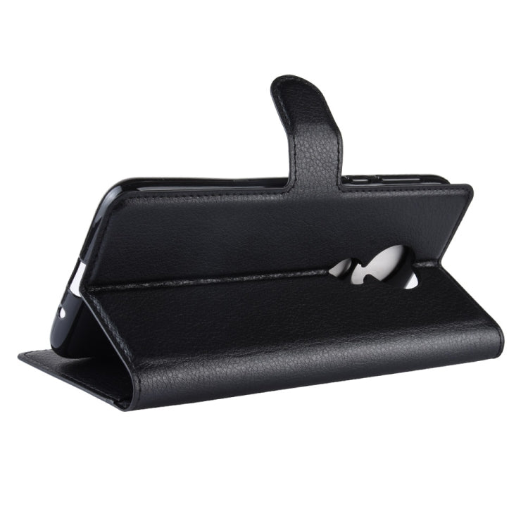 Litchi Texture Horizontal Flip Leather Case for MOTO G7 Power, with Wallet & Holder & Card Slots