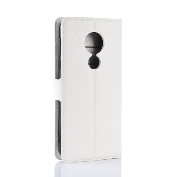 Litchi Texture Horizontal Flip Leather Case for MOTO G7 Power, with Wallet & Holder & Card Slots