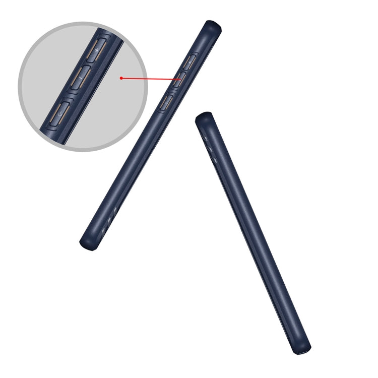 For Motorola Moto G6 Lattice Texture TPU Shockproof Protective Back Cover Case