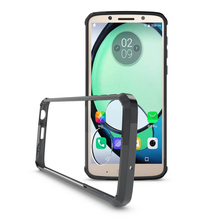 For Motorola Moto G6 Plus Acrylic + TPU Shockproof Transparent Armor Protective Back Cover Case