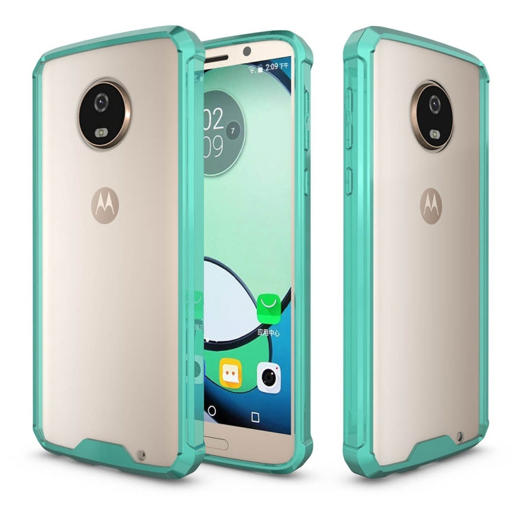For Motorola Moto G6 Plus Acrylic + TPU Shockproof Transparent Armor Protective Back Cover Case