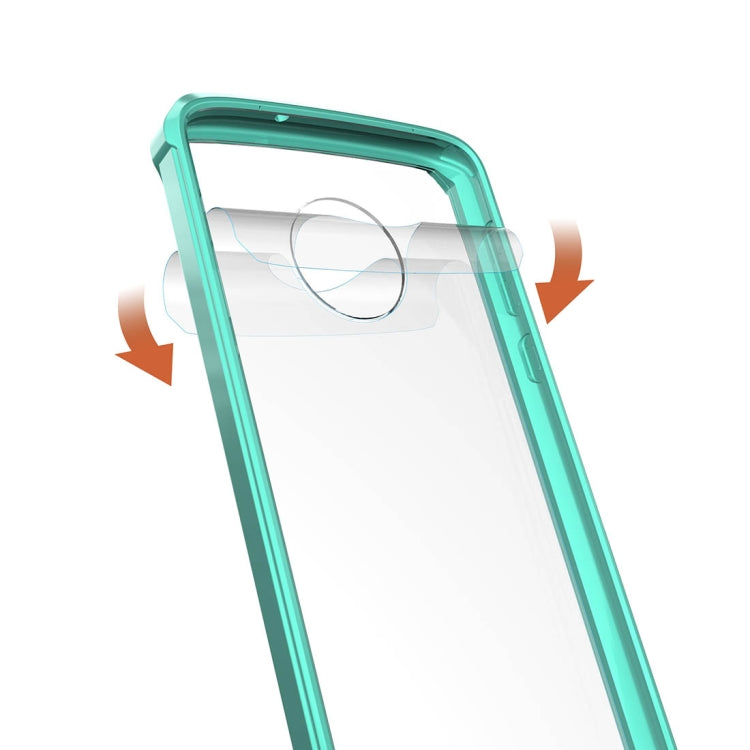 For Motorola Moto G6 Plus Acrylic + TPU Shockproof Transparent Armor Protective Back Cover Case