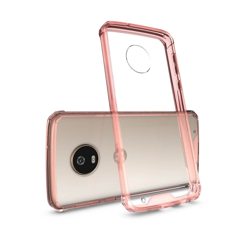 For Motorola Moto G6 Plus Acrylic + TPU Shockproof Transparent Armor Protective Back Cover Case