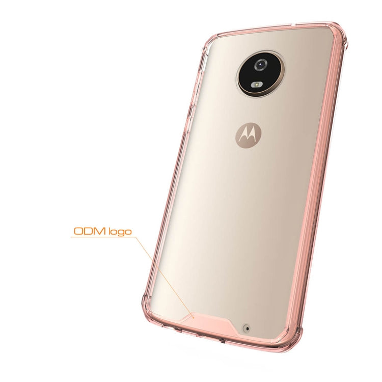 For Motorola Moto G6 Plus Acrylic + TPU Shockproof Transparent Armor Protective Back Cover Case