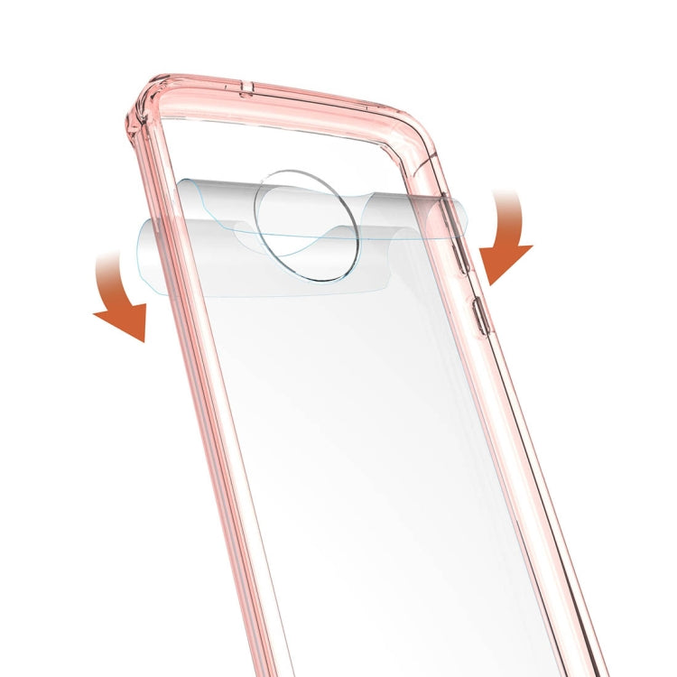 For Motorola Moto G6 Plus Acrylic + TPU Shockproof Transparent Armor Protective Back Cover Case