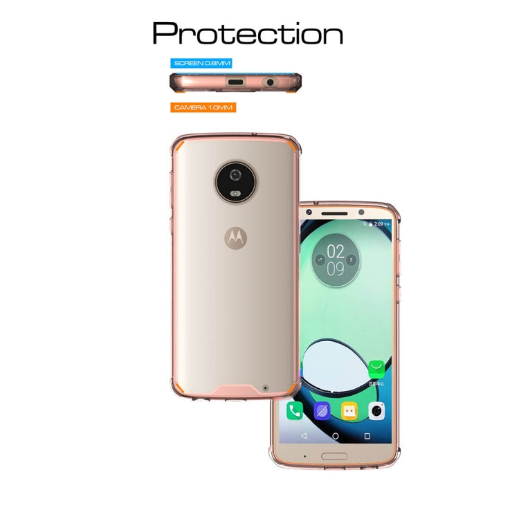 For Motorola Moto G6 Plus Acrylic + TPU Shockproof Transparent Armor Protective Back Cover Case
