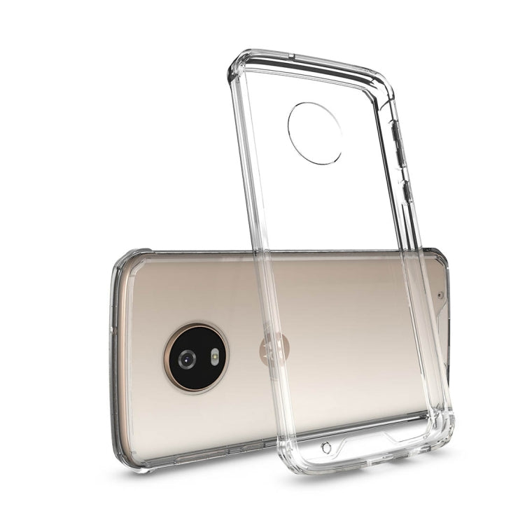 For Motorola Moto G6 Plus Acrylic + TPU Shockproof Transparent Armor Protective Back Cover Case