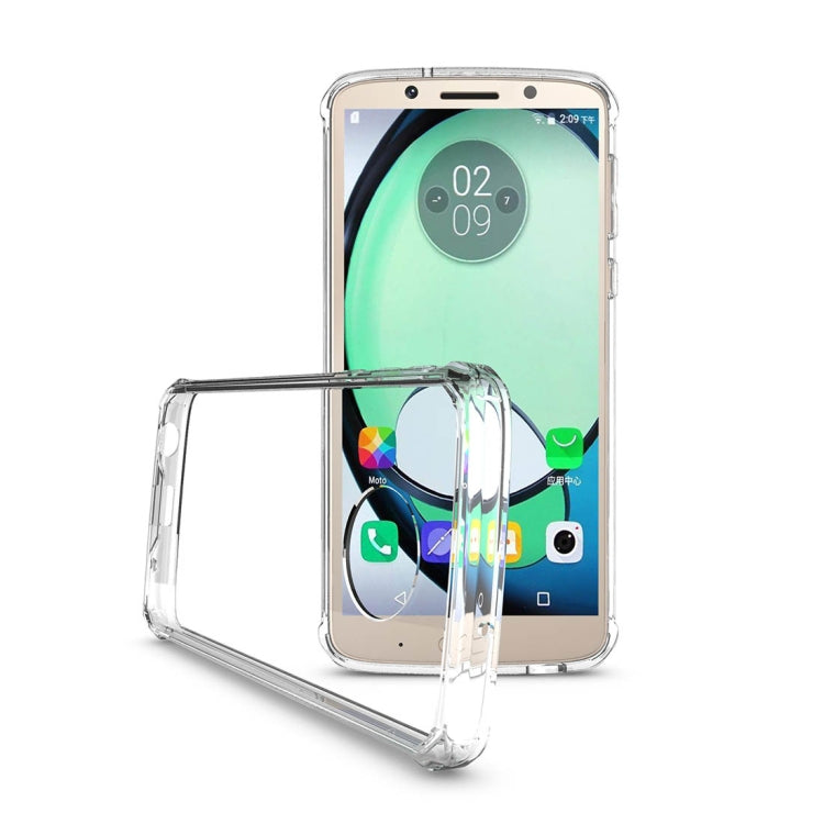 For Motorola Moto G6 Plus Acrylic + TPU Shockproof Transparent Armor Protective Back Cover Case