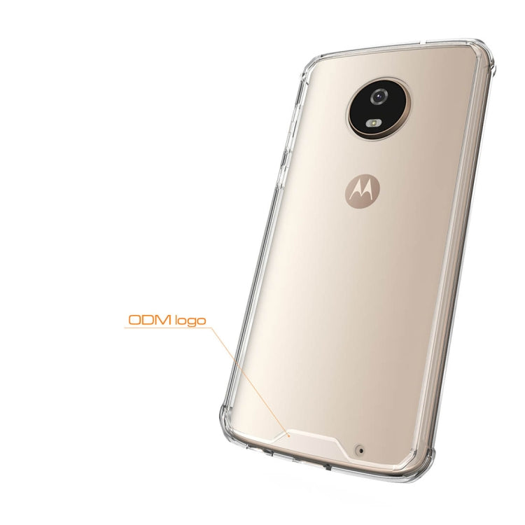 For Motorola Moto G6 Plus Acrylic + TPU Shockproof Transparent Armor Protective Back Cover Case