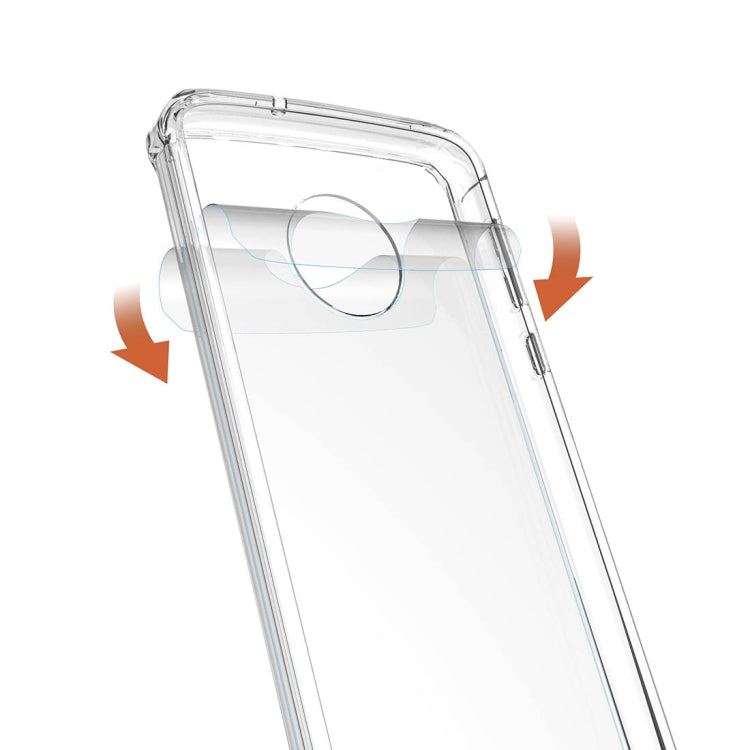 For Motorola Moto G6 Plus Acrylic + TPU Shockproof Transparent Armor Protective Back Cover Case