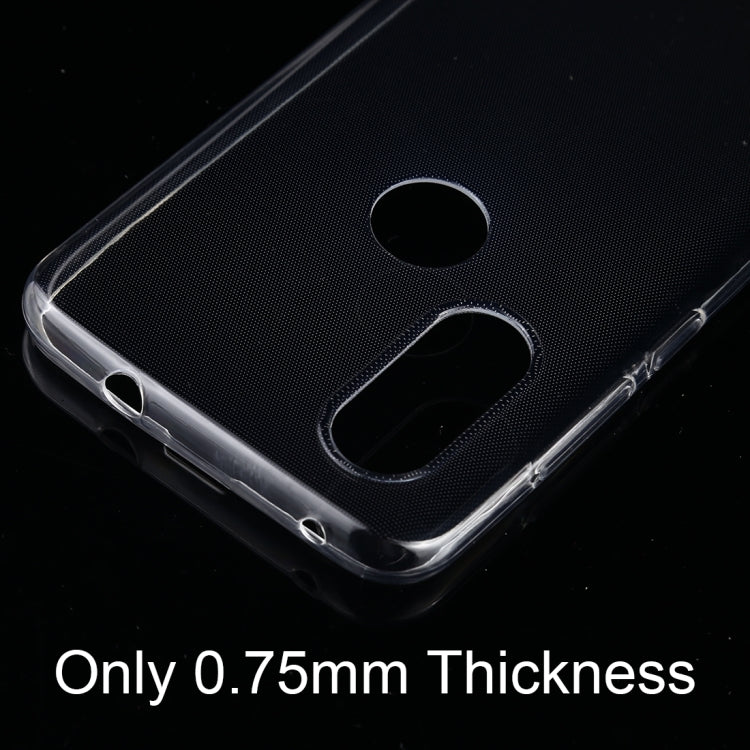 0.75mm Ultrathin Transparent TPU Soft Protective Case for MOTO P40