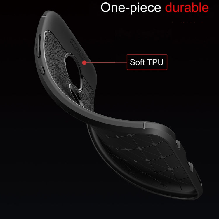 Litchi Texture TPU Shockproof Case for Motorola Moto G7