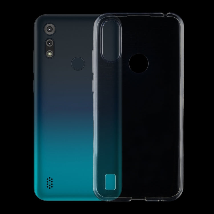 For Motorola Moto E6s 0.75mm Ultra-Thin Transparent TPU Protective Case