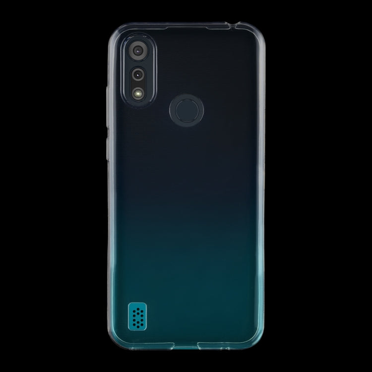 For Motorola Moto E6s 0.75mm Ultra-Thin Transparent TPU Protective Case