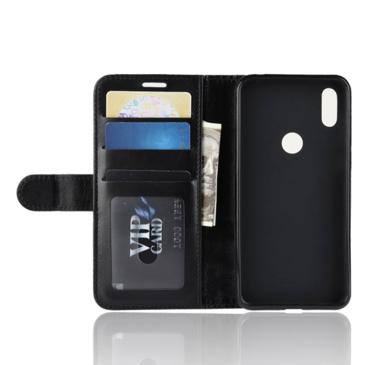 R64 Texture Single Fold Horizontal Flip Leather Case for Motorola One (P30 Play), with Holder & Card Slots & Wallet