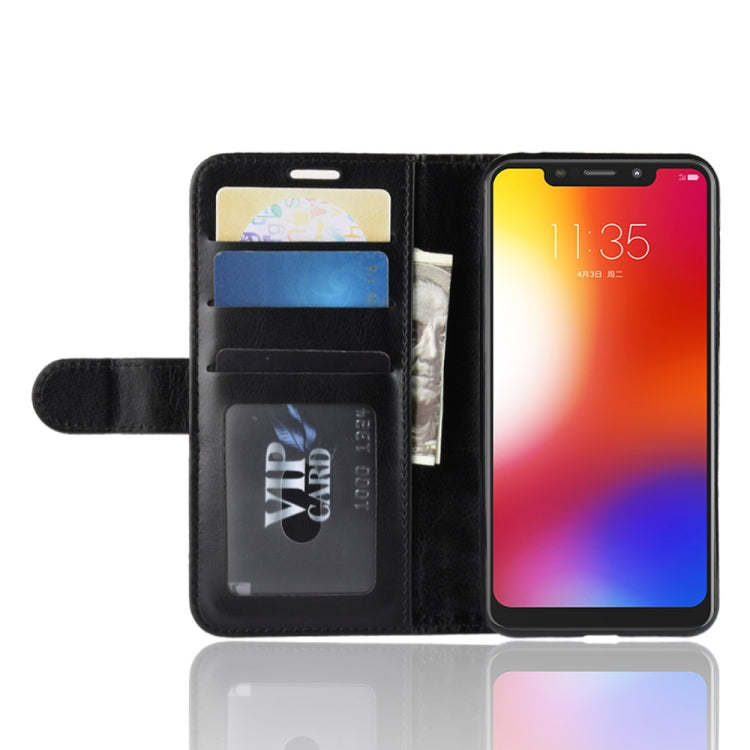 R64 Texture Single Fold Horizontal Flip Leather Case for Motorola One (P30 Play), with Holder & Card Slots & Wallet
