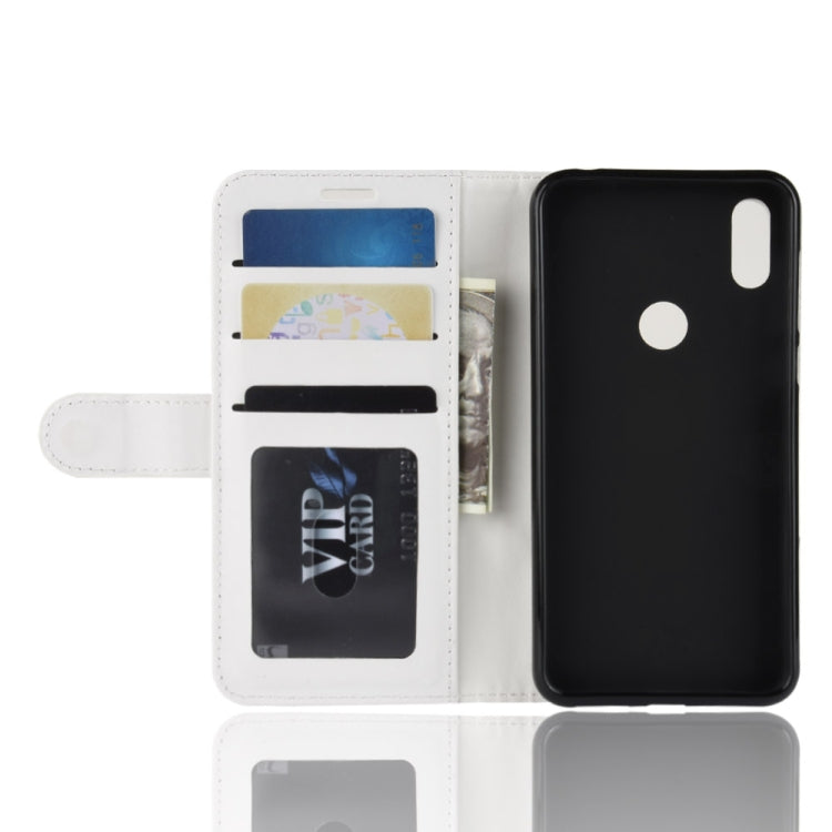 R64 Texture Single Fold Horizontal Flip Leather Case for Motorola One (P30 Play), with Holder & Card Slots & Wallet