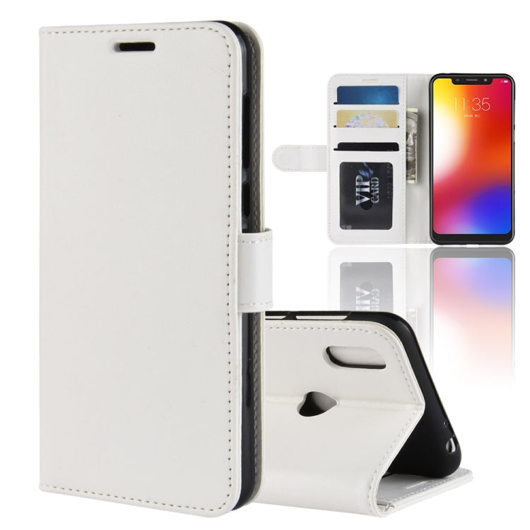 R64 Texture Single Fold Horizontal Flip Leather Case for Motorola One (P30 Play), with Holder & Card Slots & Wallet