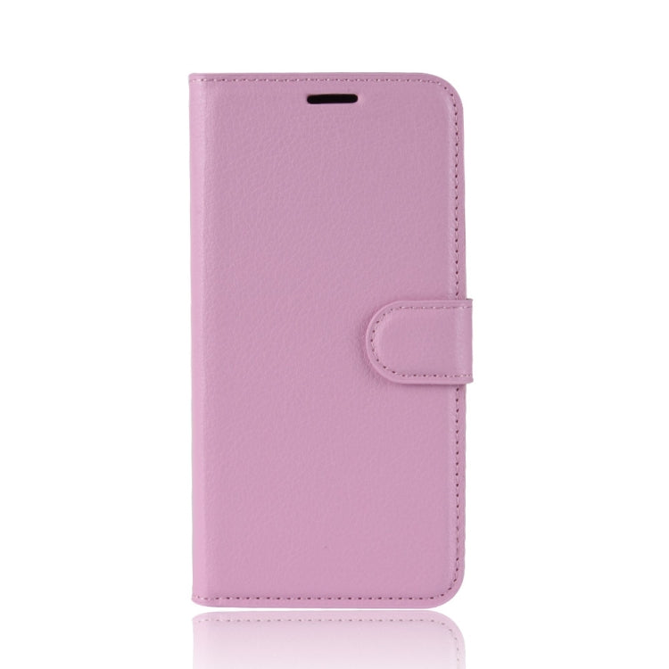 Litchi Texture Horizontal Flip Leather Case for Motorola One (P30 Play), with Holder & Card Slots & Wallet