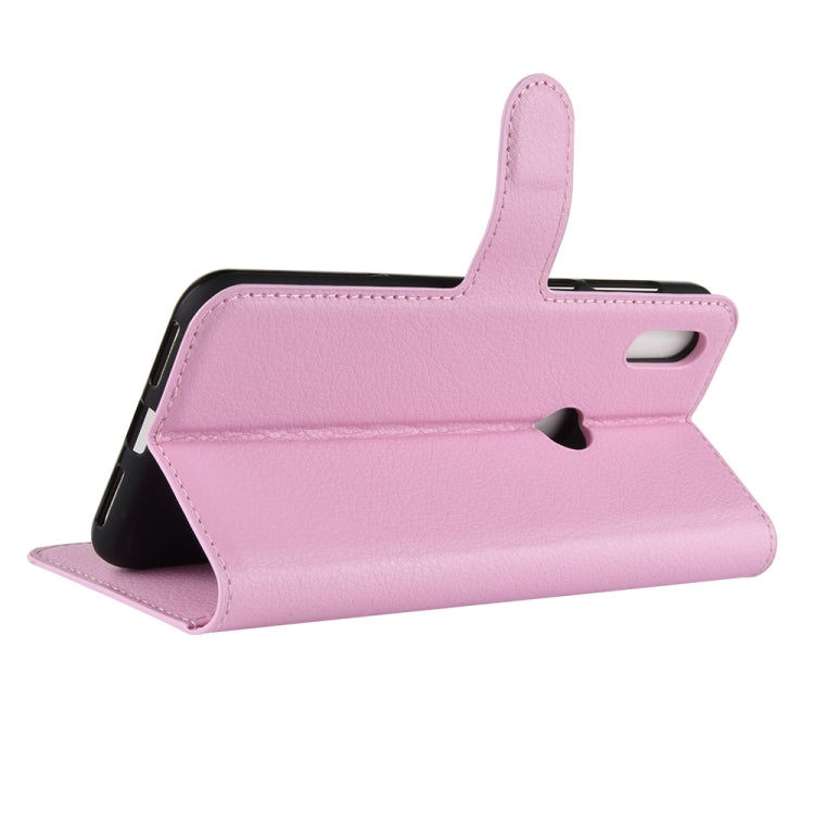 Litchi Texture Horizontal Flip Leather Case for Motorola One (P30 Play), with Holder & Card Slots & Wallet