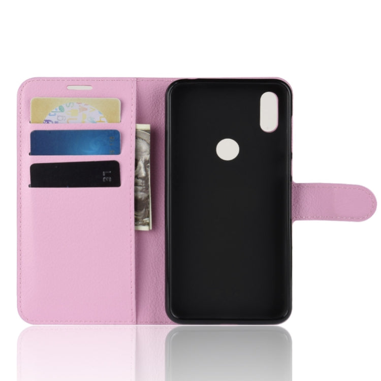 Litchi Texture Horizontal Flip Leather Case for Motorola One (P30 Play), with Holder & Card Slots & Wallet
