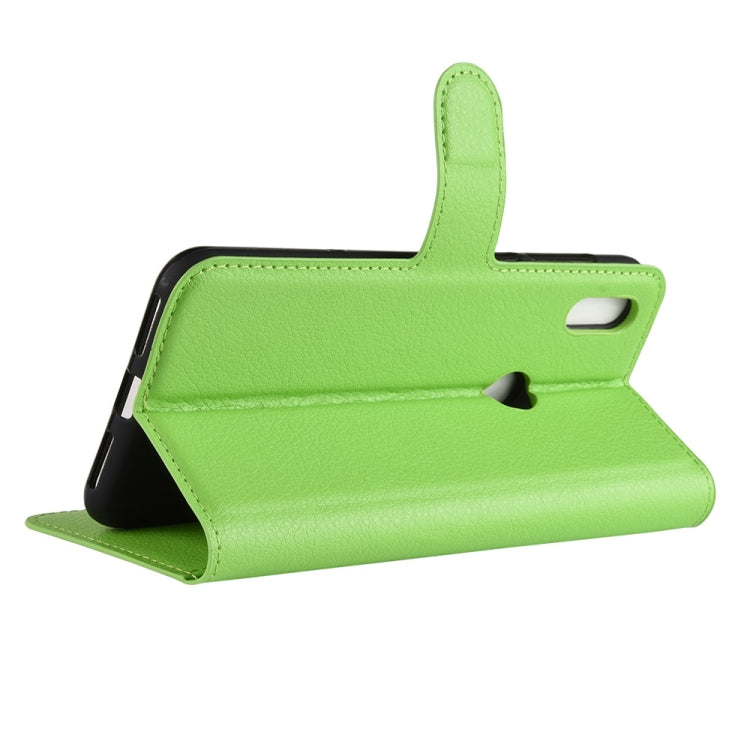 Litchi Texture Horizontal Flip Leather Case for Motorola One (P30 Play), with Holder & Card Slots & Wallet