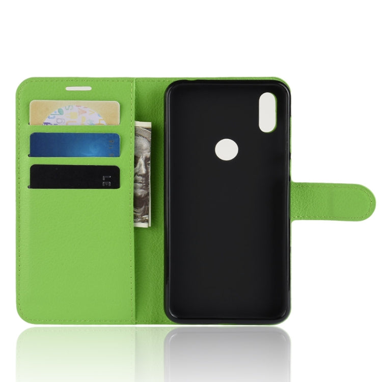 Litchi Texture Horizontal Flip Leather Case for Motorola One (P30 Play), with Holder & Card Slots & Wallet