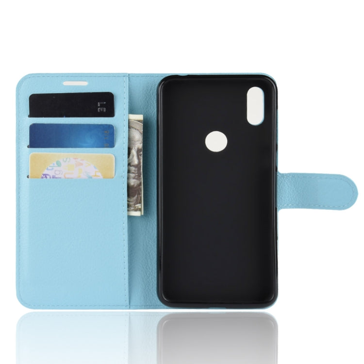 Litchi Texture Horizontal Flip Leather Case for Motorola One (P30 Play), with Holder & Card Slots & Wallet