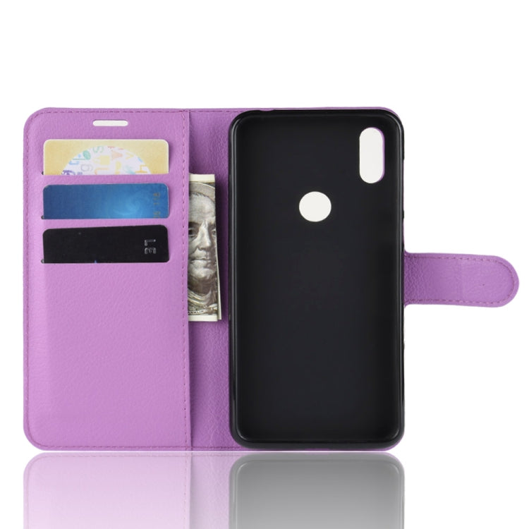 Litchi Texture Horizontal Flip Leather Case for Motorola One (P30 Play), with Holder & Card Slots & Wallet