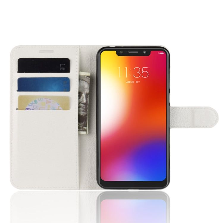 Litchi Texture Horizontal Flip Leather Case for Motorola One (P30 Play), with Holder & Card Slots & Wallet