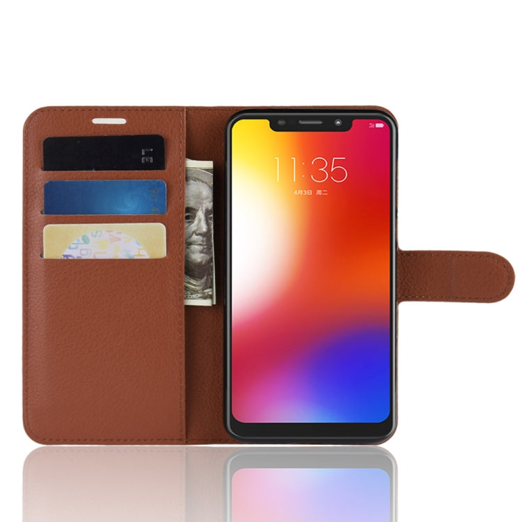 Litchi Texture Horizontal Flip Leather Case for Motorola One (P30 Play), with Holder & Card Slots & Wallet
