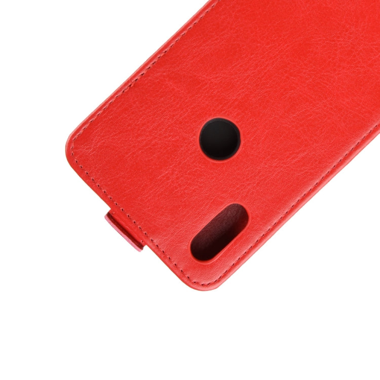 R64 Texture Single Fold Vertical Flip Leather Case for Motorola One (P30 Play), with Card Slots & Wallet