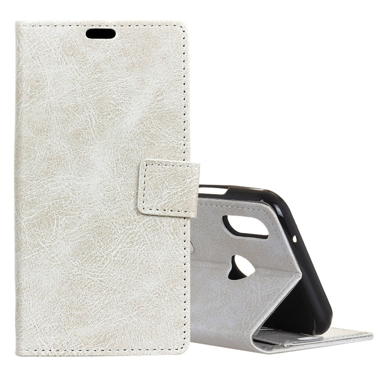 Retro Crazy Horse Texture Horizontal Flip Leather Case for Motorola Moto One Power (P30 Note), with Card Slots & Holder & Photo Frame