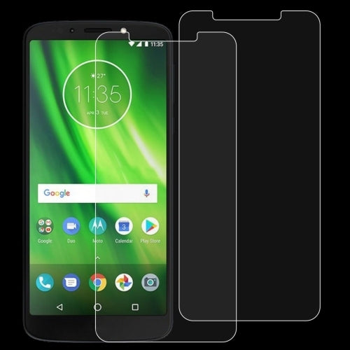 2 PCS 0.26mm 9H 2.5D Tempered Glass Film for Motorola Moto G6 Play