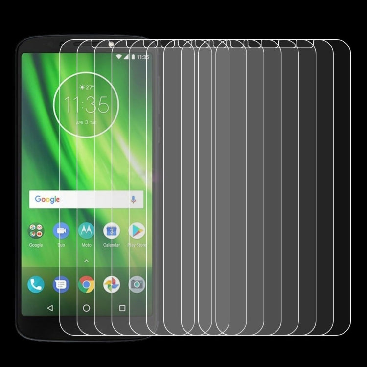 10 PCS 0.26mm 9H 2.5D Tempered Glass Film for Motorola Moto G6 Play